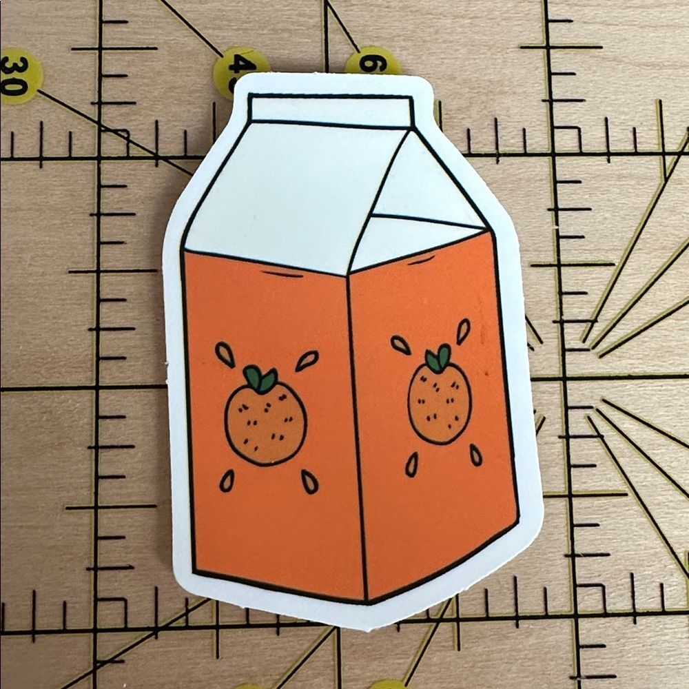💜13/$13 +Bundle Sticker Sale| Orange Juice Fruit Waterproof Sticker